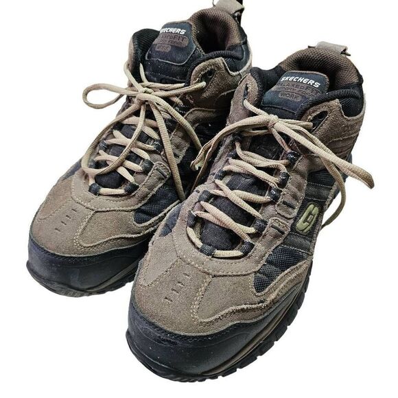 SKECHERS Work Men's Soft Stride Canopy High Top Athletic Composite Toe Shoes Siz - Picture 5 of 10